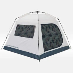 Quechua Abri De Camping 4 Places - Base Easy Fresh - Polyvalent, Instantané à Arceaux -Camping Randonnée Magasin abri de camping 4 places base easy fresh polyvalent instantane a arceaux 5