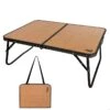 AKTIVE - Table De Camping Pliante Effet Bambou, 60x40x25 Cm -Camping Randonnée Magasin aktive table de camping pliante effet bambou 60x40x25 cm