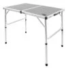 AKTIVE - Table De Camping Pliante, Réglable En 2 Hauteurs, 90x60x40/70 Cm, Gris -Camping Randonnée Magasin aktive table de camping pliante reglable en 2 hauteurs 90x60x4070 cm gris
