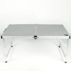 AKTIVE - Table De Camping Pliante, Réglable En 2 Hauteurs, 90x60x40/70 Cm, Gris -Camping Randonnée Magasin aktive table de camping pliante reglable en 2 hauteurs 90x60x4070 cm gris 6