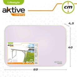 AKTIVE - Table Pliante Avec Poignée De Transport. Table De Camping 60x40x50 Cm -Camping Randonnée Magasin aktive table pliante avec poignee de transport table de camping 60x40x50 cm 4