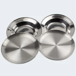 Assiette Camping Plate Et Creuse | Diamètre Env. 23 Cm | 2 Assiettes De Chaque -Camping Randonnée Magasin assiette camping plate et creuse diametre env 23 cm 2 assiettes de chaque 3