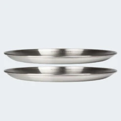 Assiette Plate De Camping | Diamètre Env. 23 Cm | Acier Inox | 2 Assiettes -Camping Randonnée Magasin assiette plate de camping diametre env 23 cm acier inox 2 assiettes 6