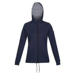 Regatta Bayarma Sweat De Marche Zippé à Capuche Pour Femme - Marine -Camping Randonnée Magasin bayarma sweat de marche zippe a capuche pour femme marine 2