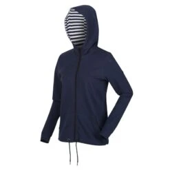 Regatta Bayarma Sweat De Marche Zippé à Capuche Pour Femme - Marine