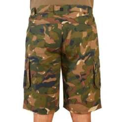 Bermuda 500 Camouflage Woodland V1 Vert Et Marron -Camping Randonnée Magasin bermuda 500 camouflage woodland v1 vert et marron 2
