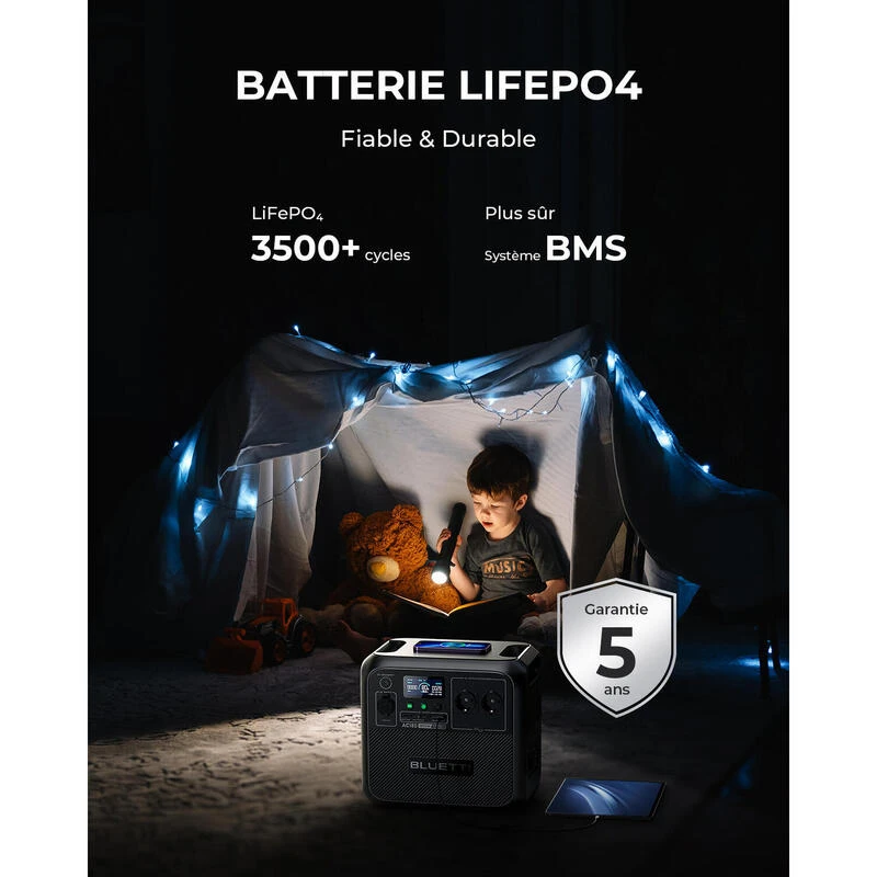 BLUETTI Générateur Électrique Solaire AC180 avec Panneau Solaire PV200 BLUETTI Générateur Électrique Solaire AC180 Avec Panneau Solaire PV200 -Camping Randonnée Magasin bluetti generateur electrique solaire ac180 avec panneau solaire pv200 4