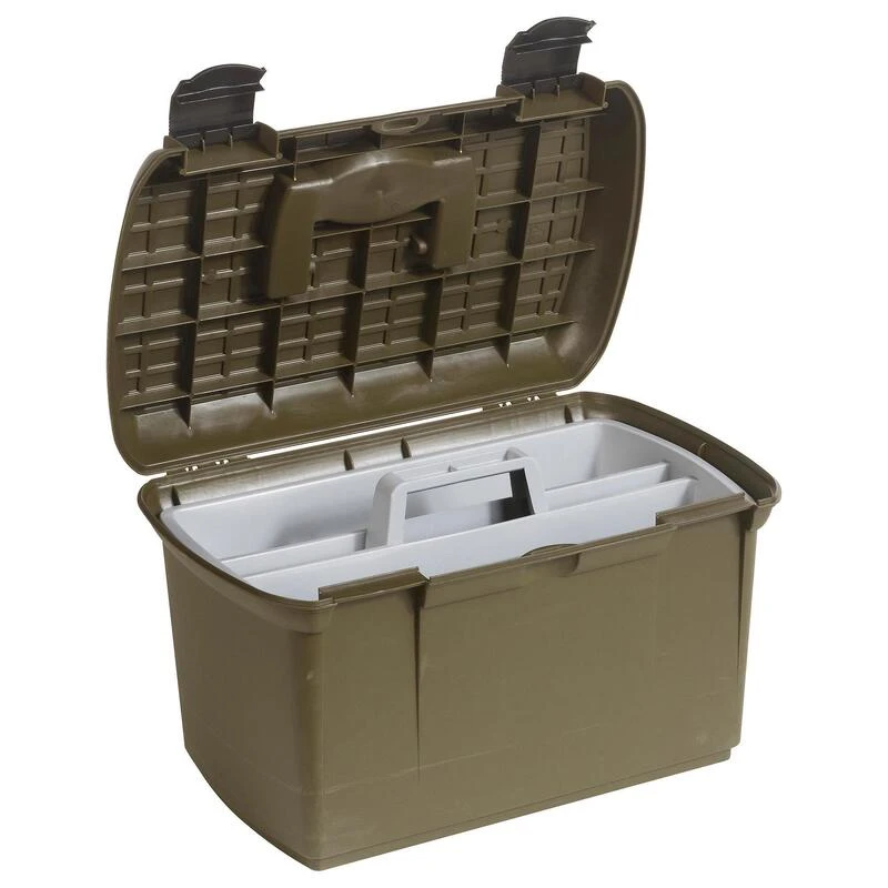 BOITE DE TRANSPORT 16 LITRES VERTE BOITE DE TRANSPORT 16 LITRES VERTE -Camping Randonnée Magasin boite de transport 16 litres verte 1