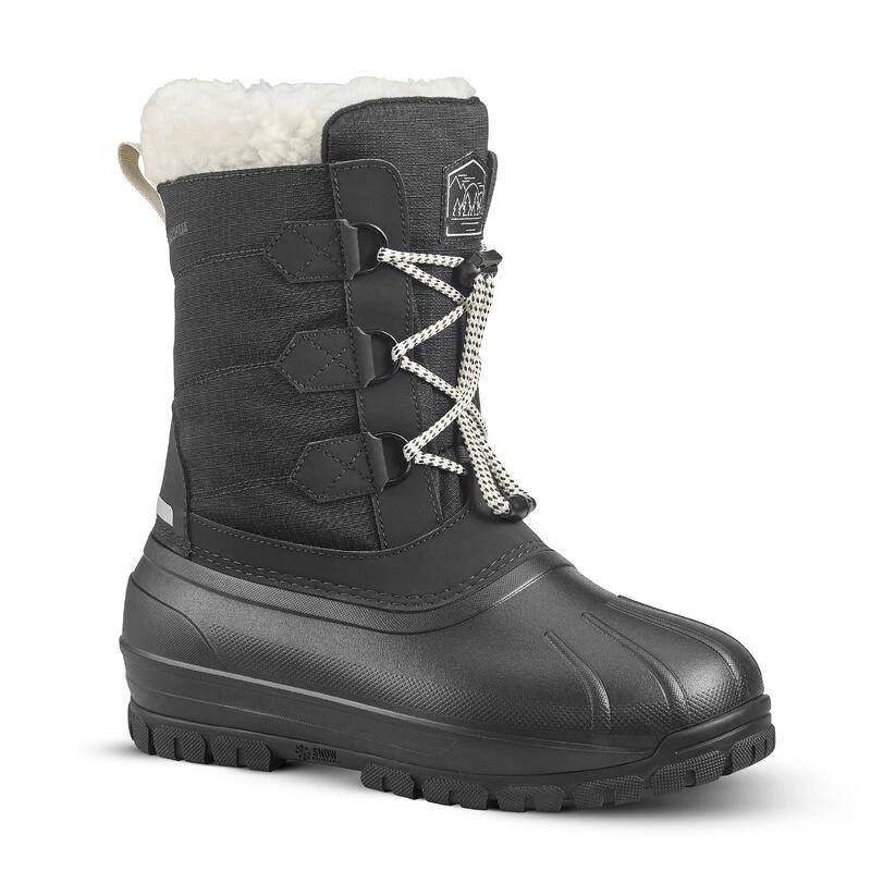 BOTTES DE NEIGE CHAUDES ET IMPERMEABLES DE RANDONNEE - SH900 - ENFANT 30 AU 38 Quechua BOTTES DE NEIGE CHAUDES ET IMPERMEABLES DE RANDONNEE - SH900 - ENFANT 30 AU 38 -Camping Randonnée Magasin bottes de neige chaudes et impermeables de randonnee sh900 enfant 30 au 38