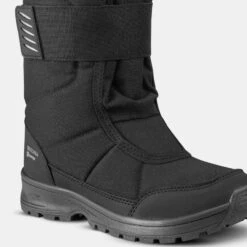 Quechua Bottes De Neige Chaudes Imperméables De Randonnée - SH100 Scratch - ENFANT 24-38 -Camping Randonnée Magasin bottes de neige chaudes impermeables de randonnee sh100 scratch enfant 24 38 4