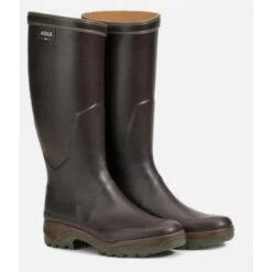 Bottes De Pluie Adulte Parcours 2 - Brun - Aigle
