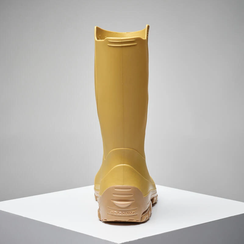 BOTTILLONS JAUNES LEGER PVC 100 FEMME BOTTILLONS JAUNES LEGER PVC 100 FEMME -Camping Randonnée Magasin bottillons jaunes leger pvc 100 femme 3