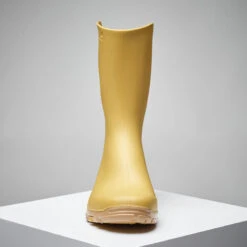 BOTTILLONS JAUNES LEGER PVC 100 FEMME 7 BOTTILLONS JAUNES LEGER PVC 100 FEMME -Camping Randonnée Magasin bottillons jaunes leger pvc 100 femme 5