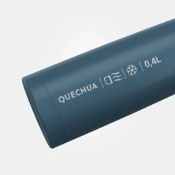 Quechua Bouteille Isotherme Inox 0,4L Avec Gobelet Pour La Randonnée - Bleu -Camping Randonnée Magasin bouteille isotherme inox 04l avec gobelet pour la randonnee bleu 2