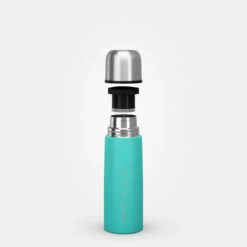 Quechua Bouteille Isotherme Inox 0,4L Avec Gobelet Pour La Randonnée - Turquoise 9 Quechua Bouteille Isotherme Inox 0,4L Avec Gobelet Pour La Randonnée - Turquoise -Camping Randonnée Magasin bouteille isotherme inox 04l avec gobelet pour la randonnee turquoise 7