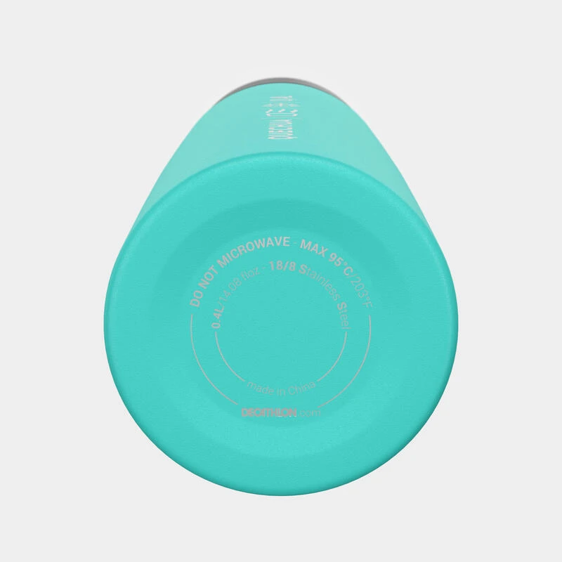 Bouteille isotherme inox 0,4L avec gobelet pour la randonnée - turquoise Quechua Bouteille Isotherme Inox 0,4L Avec Gobelet Pour La Randonnée - Turquoise -Camping Randonnée Magasin bouteille isotherme inox 04l avec gobelet pour la randonnee turquoise 8