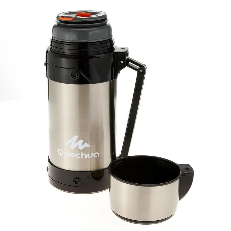 Bouteille isotherme inox 1,5L avec gobelet pour la randonnée Quechua Bouteille Isotherme Inox 1,5L Avec Gobelet Pour La Randonnée -Camping Randonnée Magasin bouteille isotherme inox 15l avec gobelet pour la randonnee 4