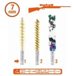 Brosses De Rechange Pour Kit Armes Rayées (filetage 8/32) 4 Brosses De Rechange Pour Kit Armes Rayées (filetage 8/32) -Camping Randonnée Magasin brosses de rechange pour kit armes rayees filetage 832 2