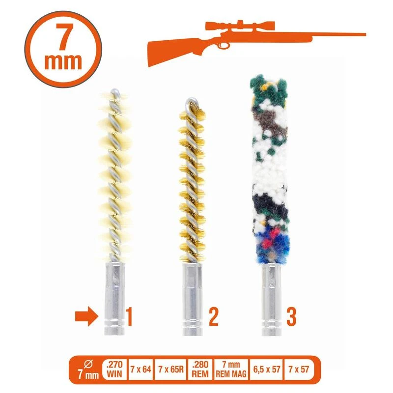 Brosses de rechange pour kit armes rayées (filetage 8/32) Brosses De Rechange Pour Kit Armes Rayées (filetage 8/32) -Camping Randonnée Magasin brosses de rechange pour kit armes rayees filetage 832 2