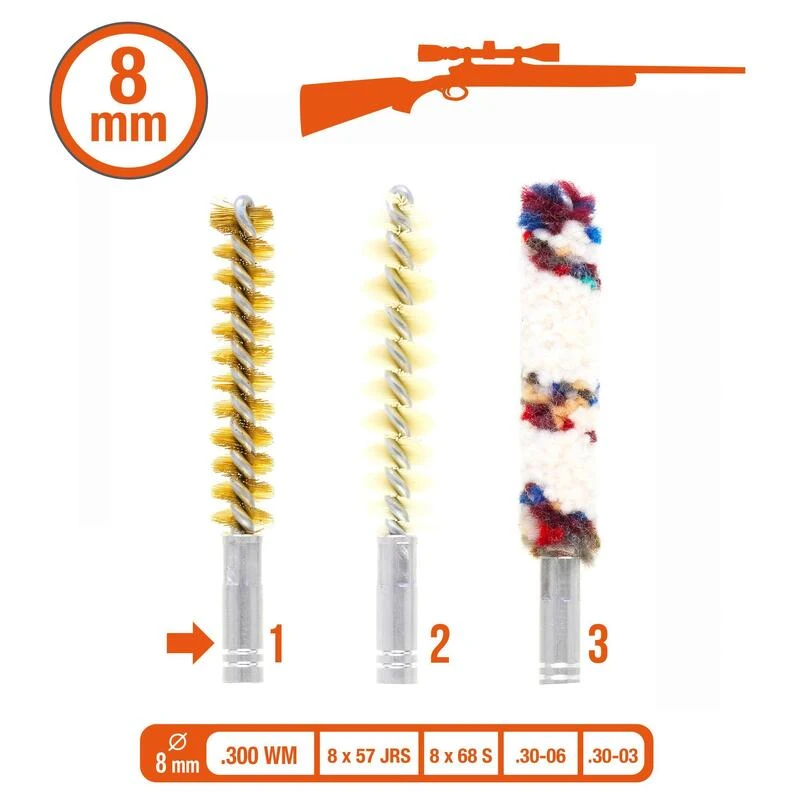 Brosses de rechange pour kit armes rayées (filetage 8/32) Brosses De Rechange Pour Kit Armes Rayées (filetage 8/32) -Camping Randonnée Magasin brosses de rechange pour kit armes rayees filetage 832 3
