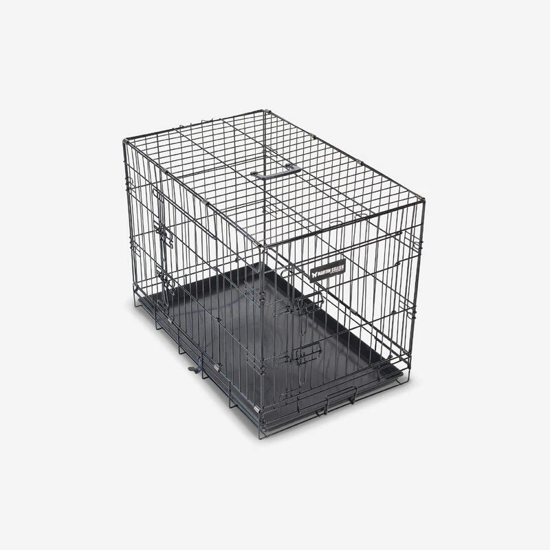 CAISSE DE TRANSPORT PLIABLE EN GRILLE POUR 1 CHIEN MARTIN SELLIER CAISSE DE TRANSPORT PLIABLE EN GRILLE POUR 1 CHIEN -Camping Randonnée Magasin caisse de transport pliable en grille pour 1 chien 9