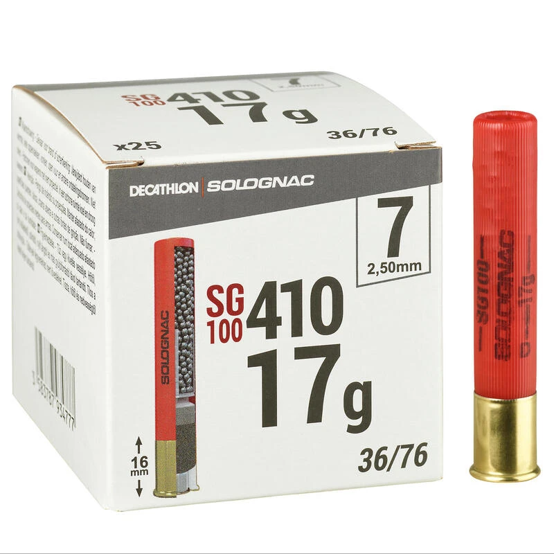 CARTOUCHE SG100 410 PB7 X25 CARTOUCHE SG100 410 PB7 X25 -Camping Randonnée Magasin cartouche sg100 410 pb7