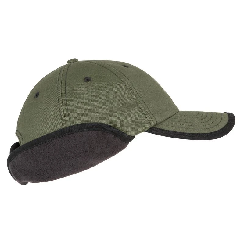 Casquette chasse polaire chaude 500 verte Casquette Chasse Polaire Chaude 500 Verte -Camping Randonnée Magasin casquette chasse polaire chaude 500 verte 3