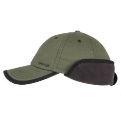 Casquette Chasse Polaire Chaude 500 Verte 7 Casquette Chasse Polaire Chaude 500 Verte -Camping Randonnée Magasin casquette chasse polaire chaude 500 verte 5