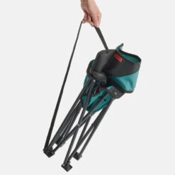 Quechua CHAISE BASSE PLIANTE DE CAMPING MH100 Bleue -Camping Randonnée Magasin chaise basse pliante de camping mh100 bleue 2