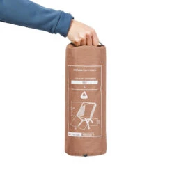 Camping Randonnée Magasin -Camping Randonnée Magasin chaise basse pliante de camping mh500 marron 1