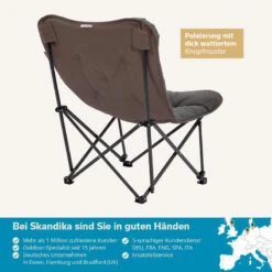 Chaise De Camping Pliante - Mala - Sac De Transport - Rembourrée - Max. 135 Kg -Camping Randonnée Magasin chaise de camping pliante mala sac de transport rembourree max 135 kg 5
