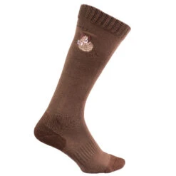 CHAUSSETTES CHASSE RESPIRANTES HAUTES 100 SANGLIER -Camping Randonnée Magasin chaussettes chasse respirantes hautes 100 sanglier 1