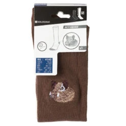 CHAUSSETTES CHASSE RESPIRANTES HAUTES 100 SANGLIER -Camping Randonnée Magasin chaussettes chasse respirantes hautes 100 sanglier 5