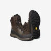 CHAUSSURES CHASSE IMPERMÉABLES CHAUDES CUIR CROSSHUNT 540 MARRON -Camping Randonnée Magasin chaussures chasse impermeables chaudes cuir crosshunt 540 marron