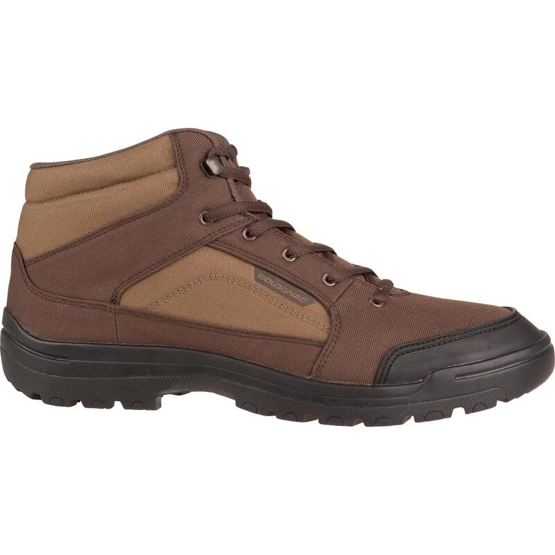 Chaussures chasse légères respirantes marron mid 100 Chaussures Chasse Légères Respirantes Marron Mid 100 -Camping Randonnée Magasin chaussures chasse legeres respirantes marron mid 100 2