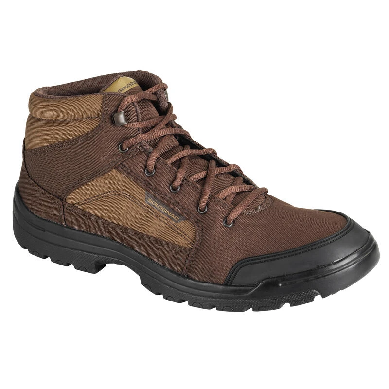 Chaussures chasse légères respirantes marron mid 100 Chaussures Chasse Légères Respirantes Marron Mid 100 -Camping Randonnée Magasin chaussures chasse legeres respirantes marron mid 100