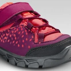 Quechua Chaussures De Randonnée Enfant Basses Avec Scratch MH120 LOW Violettes 28 AU 34 -Camping Randonnée Magasin chaussures de randonnee enfant basses avec scratch mh120 low violettes 28 au 34 5
