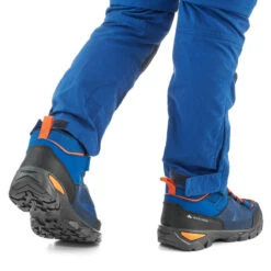 Quechua Chaussures Imperméables De Randonnée -MH120 MID Bleues- Enfant 28 AU 34 Scratch -Camping Randonnée Magasin chaussures impermeables de randonnee mh120 mid bleues enfant 28 au 34 scratch 4