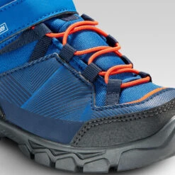 Quechua Chaussures Imperméables De Randonnée -MH120 MID Bleues- Enfant 28 AU 34 Scratch -Camping Randonnée Magasin chaussures impermeables de randonnee mh120 mid bleues enfant 28 au 34 scratch 5