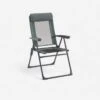 Quechua FAUTEUIL PLIANT CONFORTABLE POUR LE CAMPING - INCLINABLE - ACIER -Camping Randonnée Magasin fauteuil pliant confortable pour le camping inclinable acier