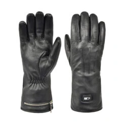 Gants En Cuir Chauffants - Extra Chauds - Noirs