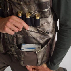 GILET CHASSE 500 CAMOUFLAGE TREEMETIC -Camping Randonnée Magasin gilet chasse 500 camouflage treemetic 6