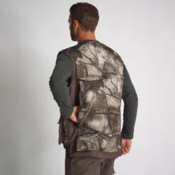 GILET CHASSE 500 CAMOUFLAGE TREEMETIC -Camping Randonnée Magasin gilet chasse 500 camouflage treemetic 8