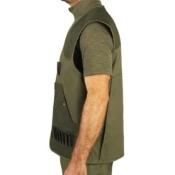 Gilet Chasse Léger Homme - 100 Vert -Camping Randonnée Magasin gilet chasse leger homme 100 vert 2