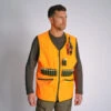Gilet Chasse Réversible 500 Fluo/vert -Camping Randonnée Magasin gilet chasse reversible 500 fluovert