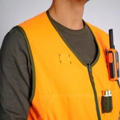 Gilet Chasse Réversible 500 Fluo/vert -Camping Randonnée Magasin gilet chasse reversible 500 fluovert 7