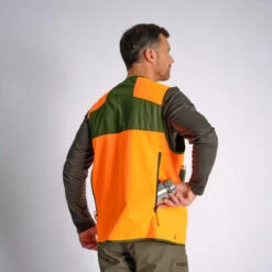 Gilet Chasse Réversible 500 Fluo/vert -Camping Randonnée Magasin gilet chasse reversible 500 fluovert 8