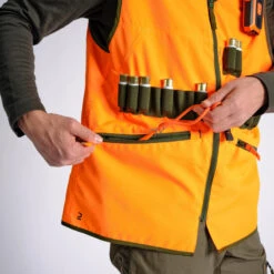 Gilet Chasse Réversible 500 Fluo/vert -Camping Randonnée Magasin gilet chasse reversible 500 fluovert 9