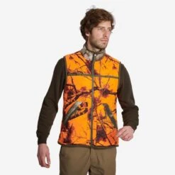 Gilet Chasse Réversible Treemetic/Treemetic Fluo 100