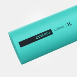 Quechua Gourde Alu 1L Avec Bouchon à Ouverture Rapide Pour La Randonnée - Vert -Camping Randonnée Magasin gourde alu 1l avec bouchon a ouverture rapide pour la randonnee vert 2